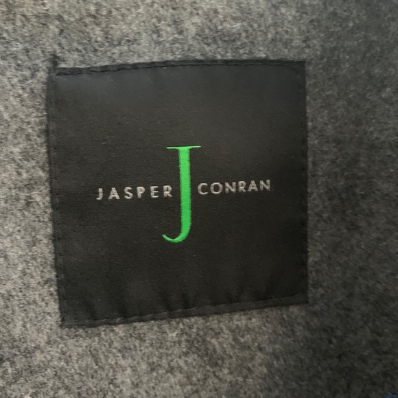 Jasper Conrad Men’s Grey Pea Coat (SMALL) - Picture 2 of 7